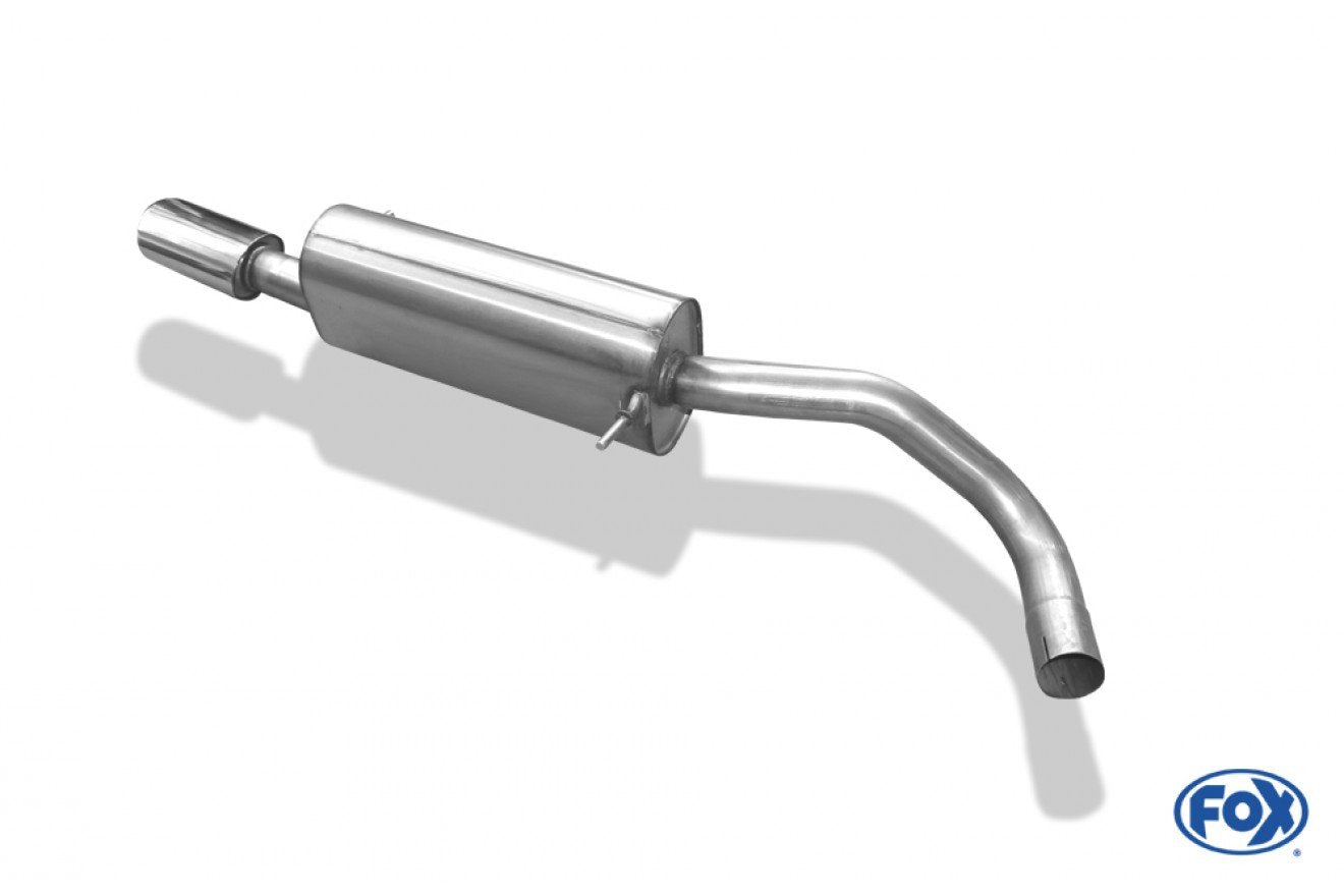 Fox Auspuff Sportauspuff Endschalldämpfer für Seat Ibiza Cupra R 6L 1,9 TDI 118