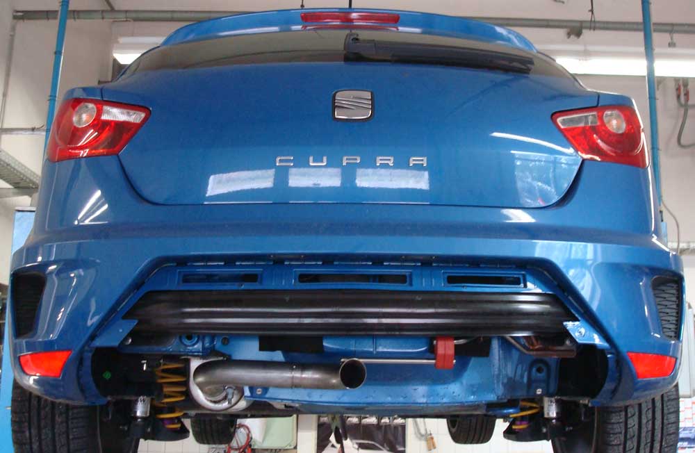 Fox Auspuff Sportauspuff Komplettanlage für Seat Ibiza 6J Cupra + Facelift 1.4l