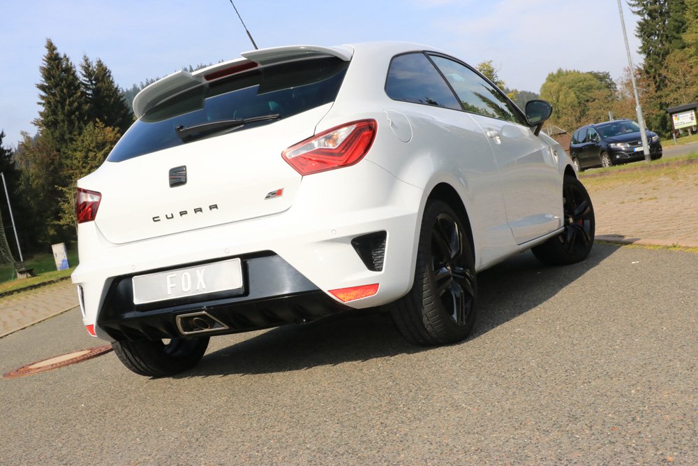 Fox Auspuff Sportauspuff Endschalldämpfer für Seat Ibiza 6J Cupra 1.8l 141kW