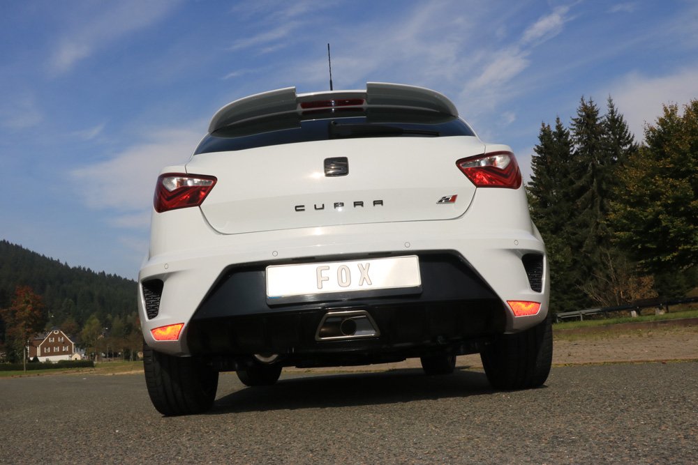 Fox Auspuff Sportauspuff Komplettanlage für Seat Ibiza 6J Cupra + Facelift 1.8l