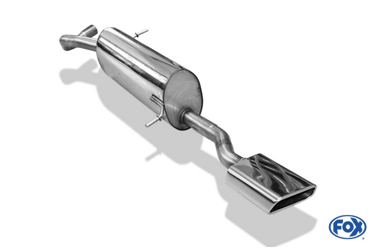Fox Auspuff Sportauspuff Endschalldämpfer für Seat Ibiza 6J ST