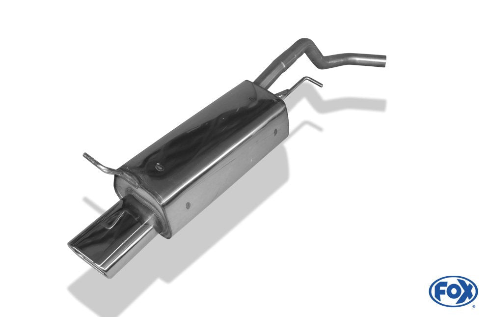 Fox Auspuff Sportauspuff Endschalldämpfer für Seat Leon 1M 1.4l 55kW 1.6l