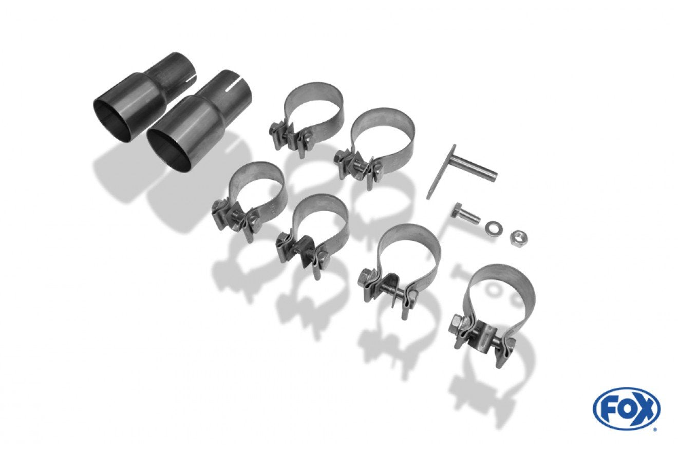 Fox Auspuff Duplex Sportauspuff Komplettanlage für Audi A3 8V Limo 1.4l TFSI