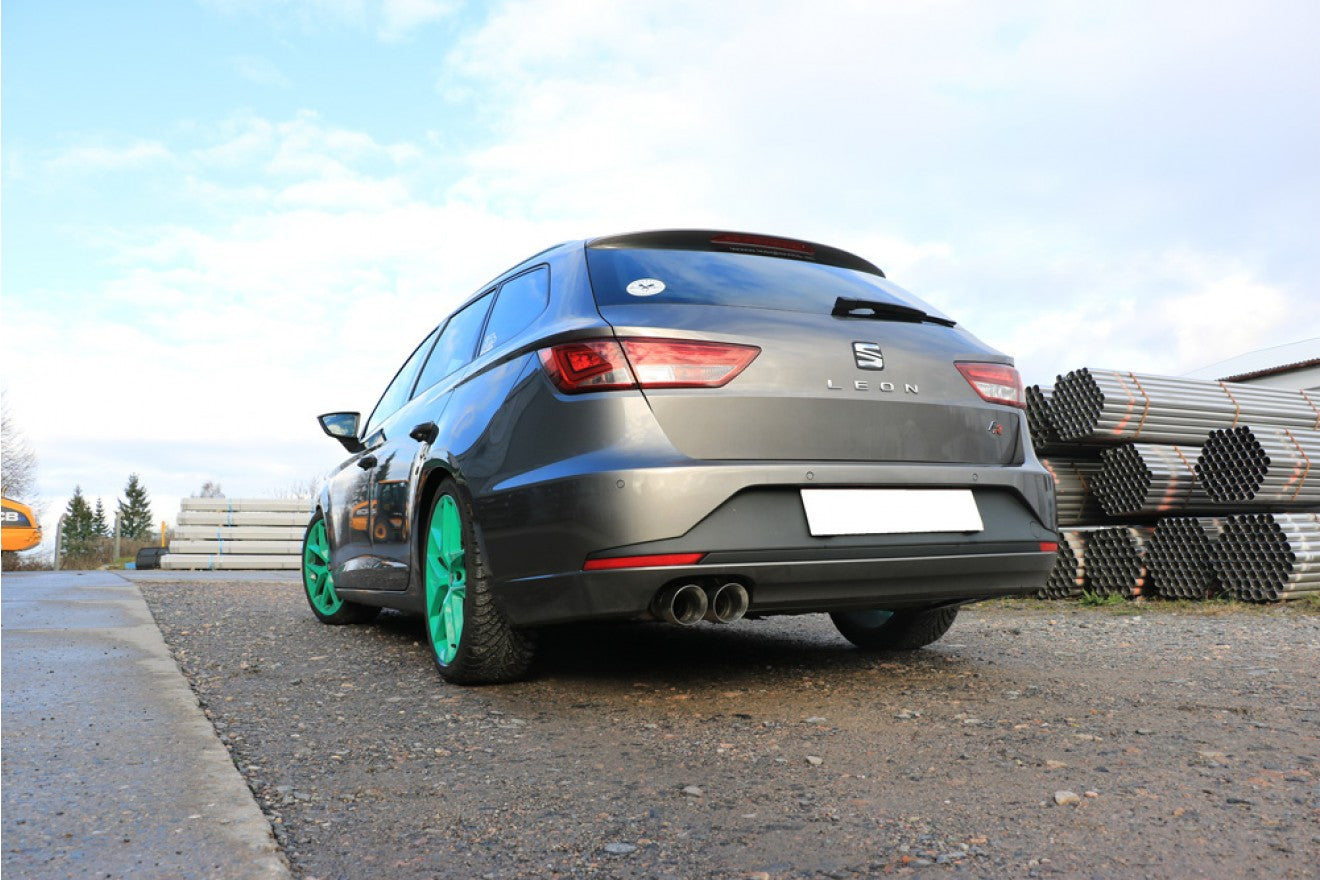 Fox Auspuff Sportauspuff Komplettanlage für Seat Leon ST 5F 1.2l 63/77kW