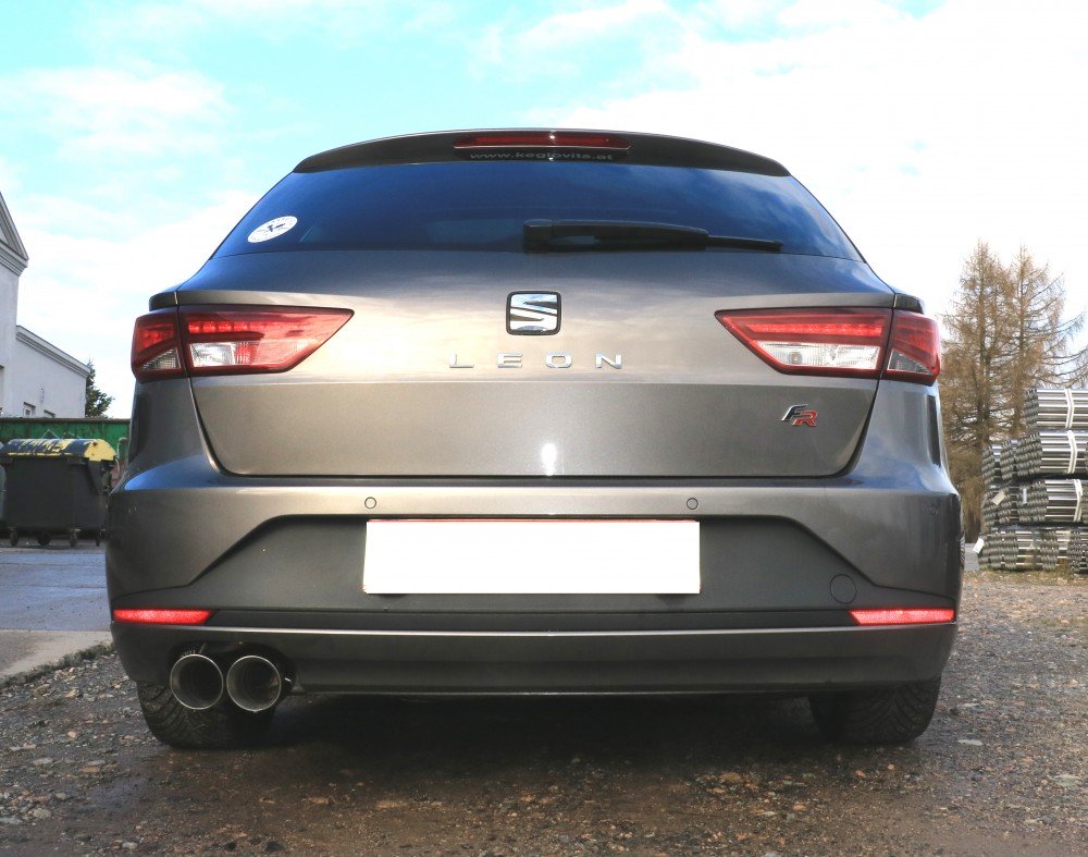 Fox Auspuff Sportauspuff Komplettanlage für Seat Leon ST 5F 1.2l 63/77kW