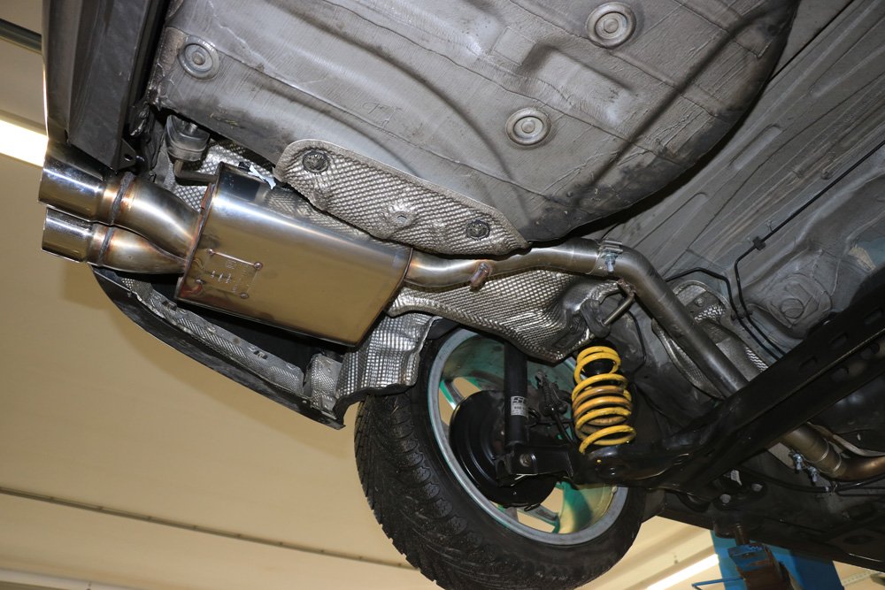Fox Auspuff Sportauspuff Komplettanlage für Seat Leon ST 5F 1.2l 63/77kW