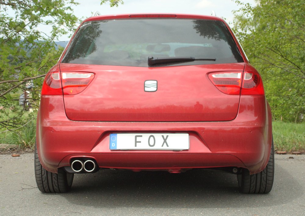 Fox Auspuff Sportauspuff Komplettanlage für Seat Exeo - 3R 1.6l 75kW 1.8l