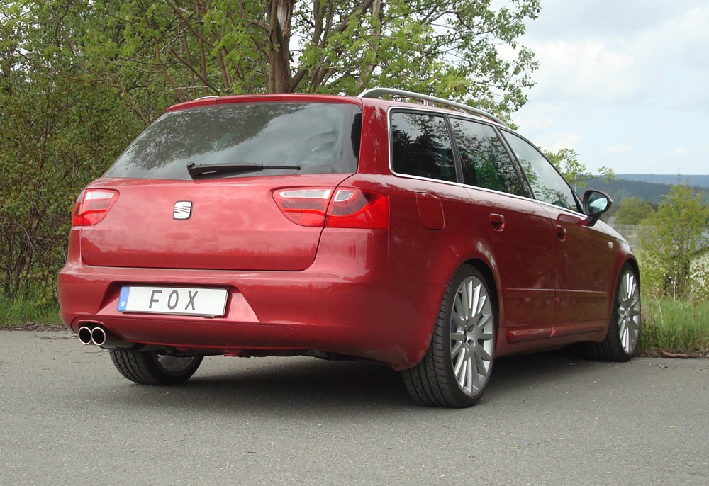 Fox Auspuff Sportauspuff Komplettanlage für Seat Exeo - 3R 1.6l 75kW 1.8l