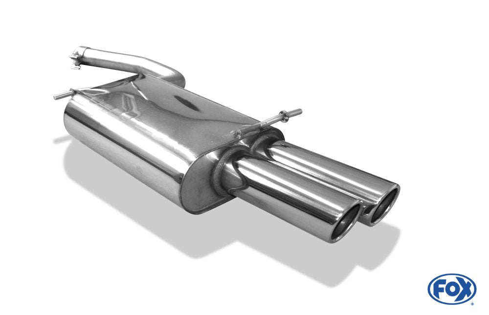 Fox Auspuff Sportauspuff Endschalldämpfer für Audi A4 - B7 Limo/ Avant 2.0l TDI