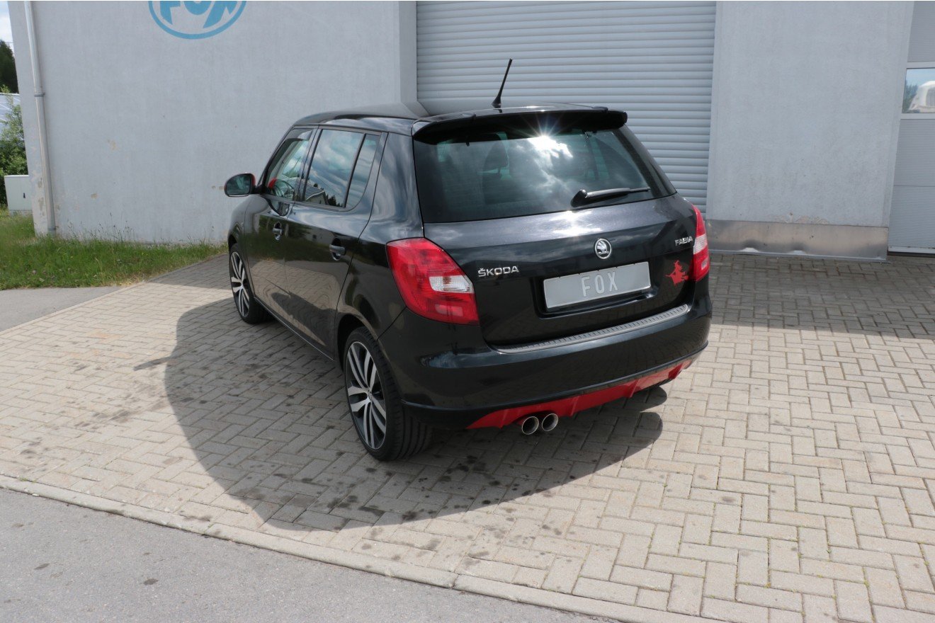 Fox Auspuff Sportauspuff Komplettanlage für Skoda Fabia Limo