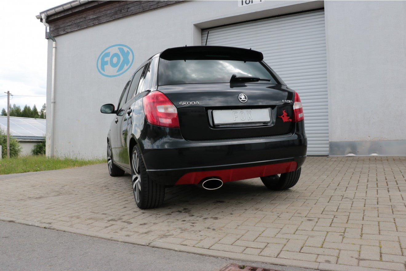 Fox Auspuff Sportauspuff Komplettanlage für Skoda Fabia Limo