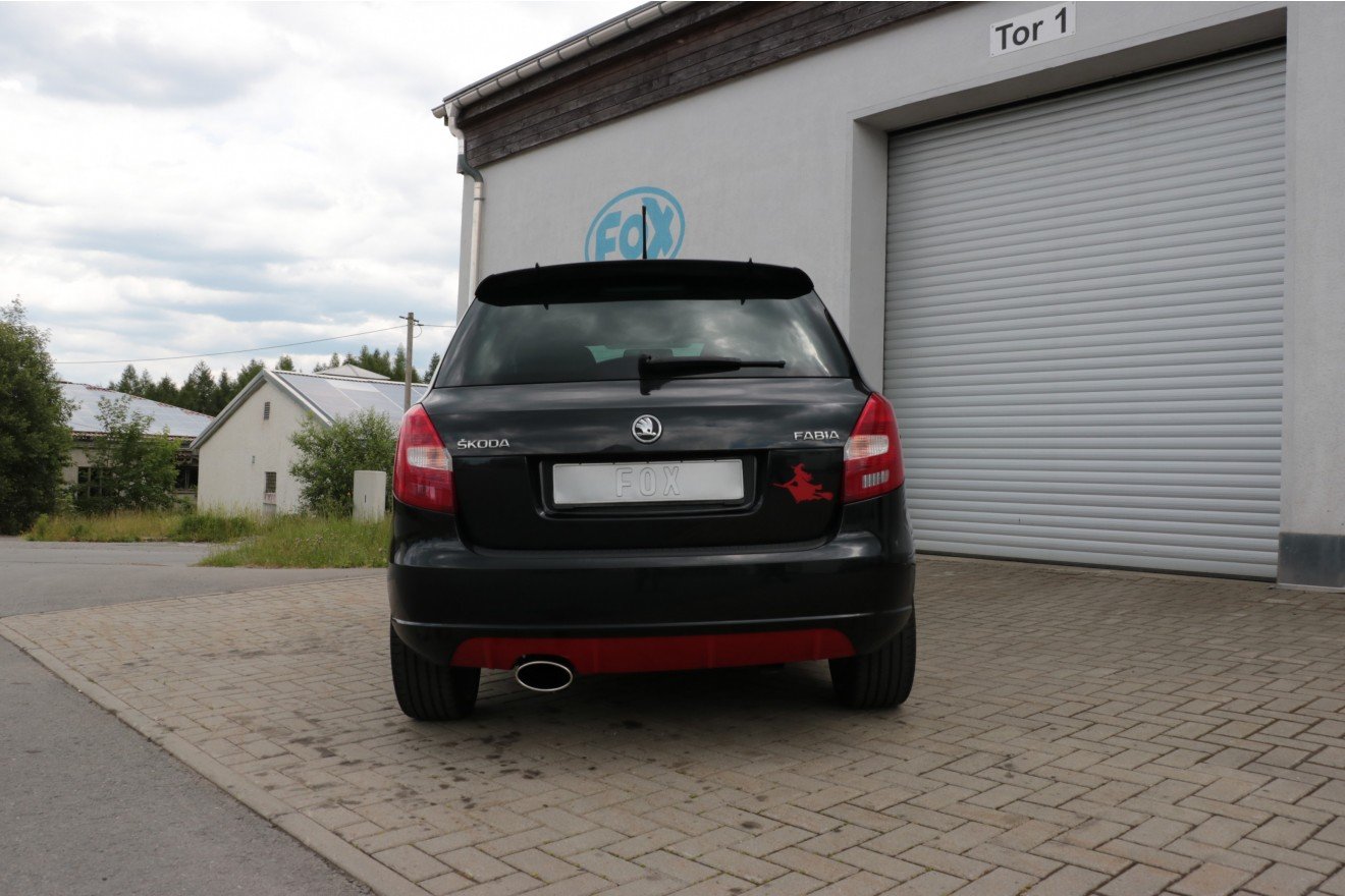 Fox Auspuff Sportauspuff Komplettanlage für Skoda Fabia Limo