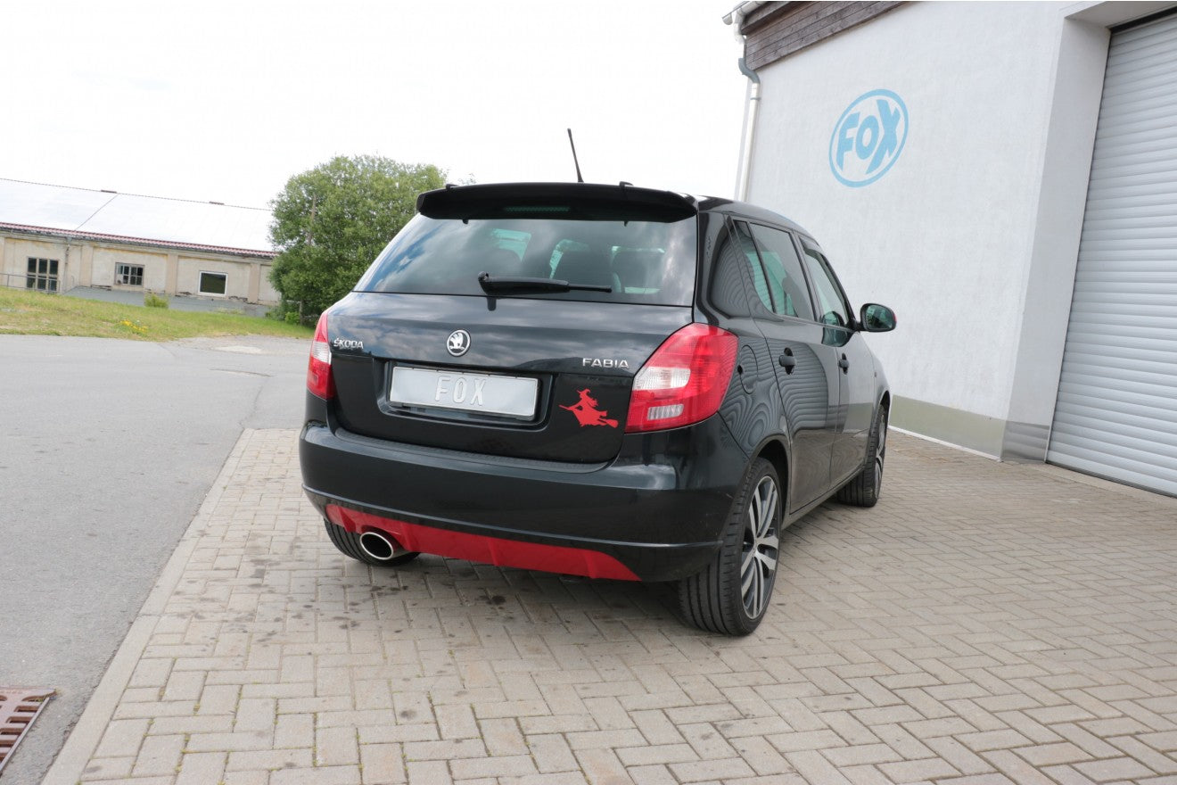 Fox Auspuff Sportauspuff Komplettanlage für Skoda Fabia Limo