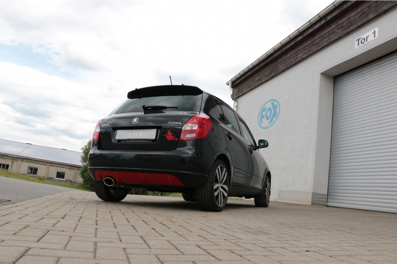Fox Auspuff Sportauspuff Komplettanlage für Skoda Fabia Limo