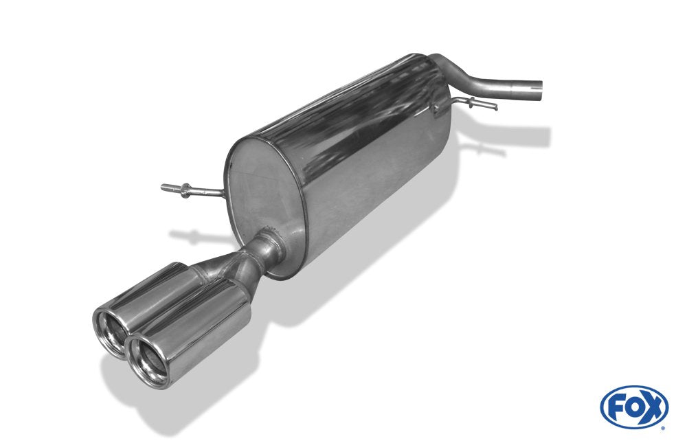 Fox Auspuff Sportauspuff Komplettanlage für Skoda Fabia RS 5J Limo 1.4l