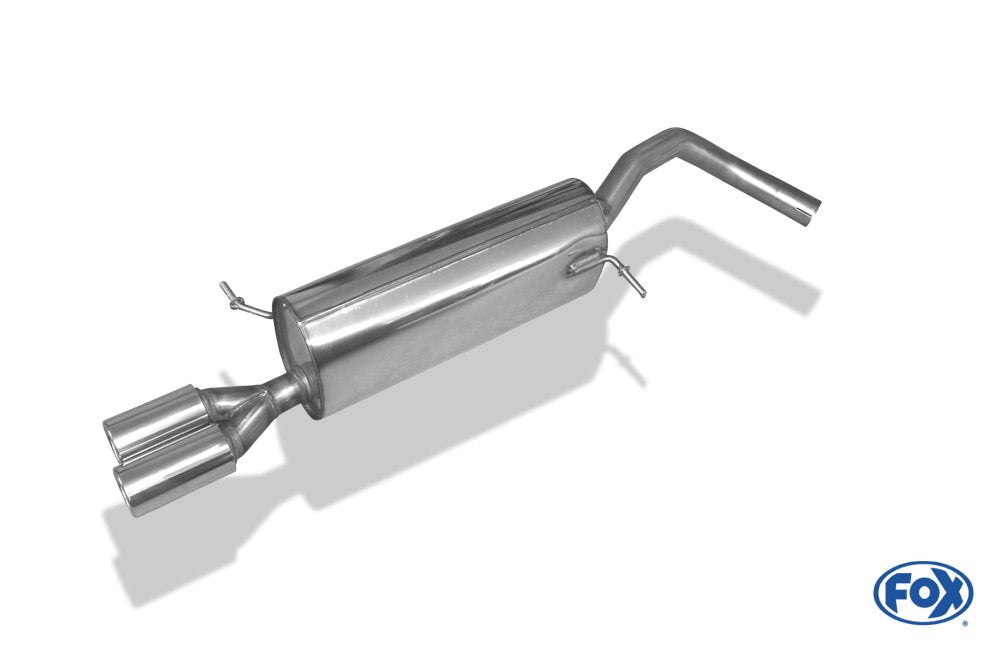 Fox Auspuff Sportauspuff Komplettanlage für Skoda Fabia RS 5J Limo 1.4l