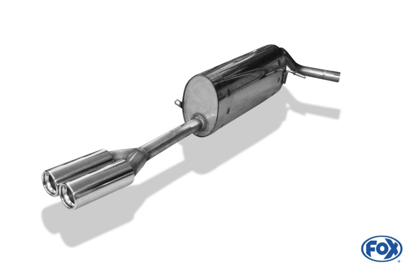 Fox Auspuff Sportauspuff Sportendschalldämpfer für Skoda Fabia 5J Combi/ Estate