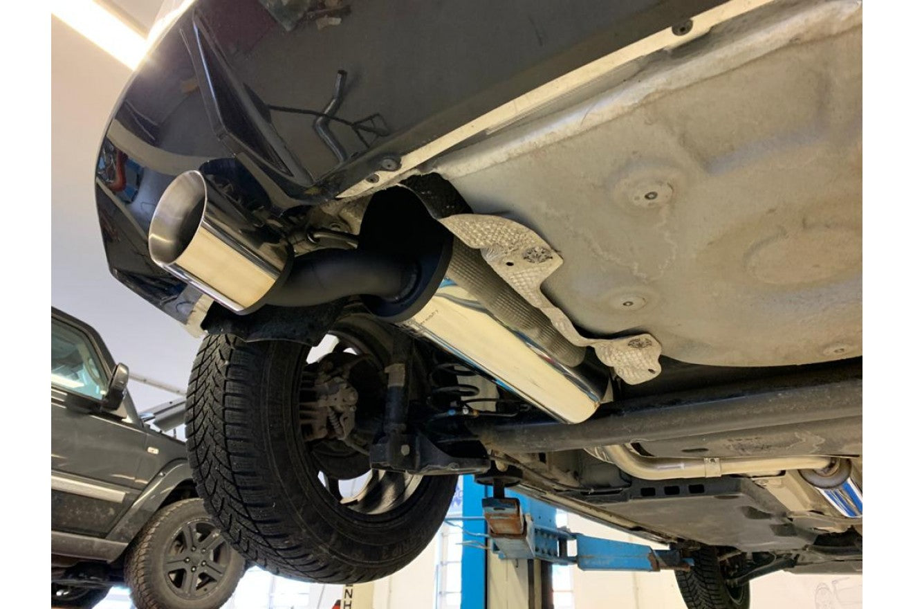 Fox Auspuff Sportauspuff Endschalldämpfer für Skoda Fabia NJ R5 Edition 1,4 92kW