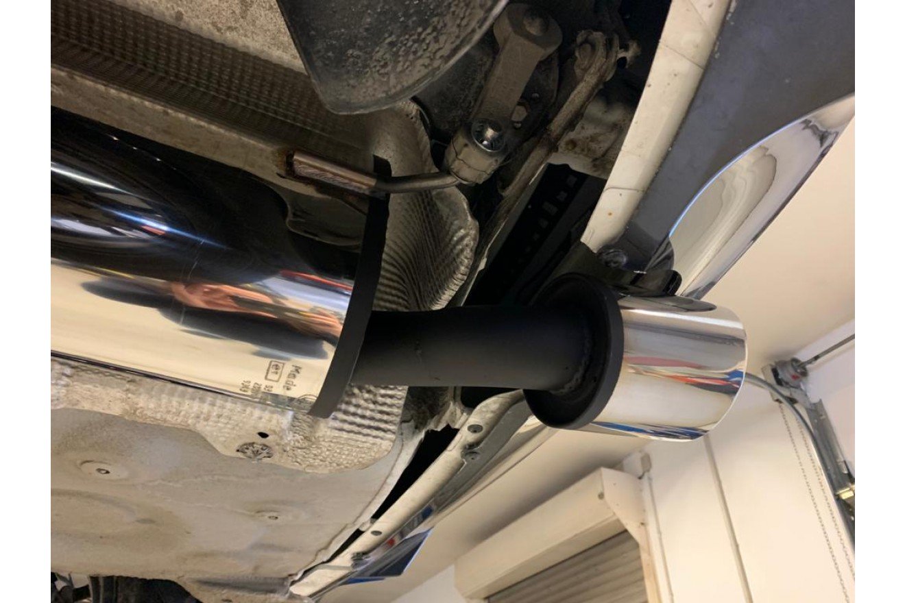 Fox Auspuff Sportauspuff Endschalldämpfer für Skoda Fabia NJ R5 Edition 1,4 92kW