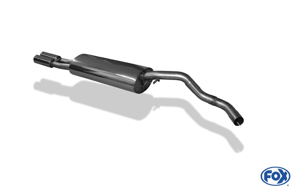 Fox Auspuff Sportauspuff Sportendschalldämpfer für Skoda Octavia Typ 1U 1,4l