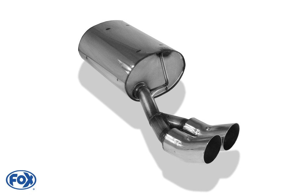 Fox Auspuff Sportauspuff Endschalldämpfer für Skoda Octavia 1U 4x4 1.8l T 110 kW