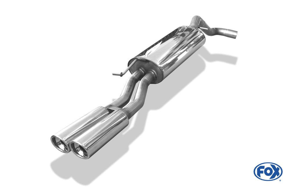Fox Auspuff Sportauspuff Endschalldämpfer für Skoda Octavia RS Typ 1U 1,8l T