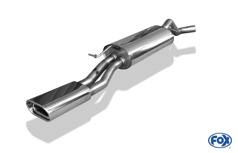 Fox Auspuff Sportauspuff Endschalldämpfer für Skoda Octavia RS Typ 1U 1,8l T