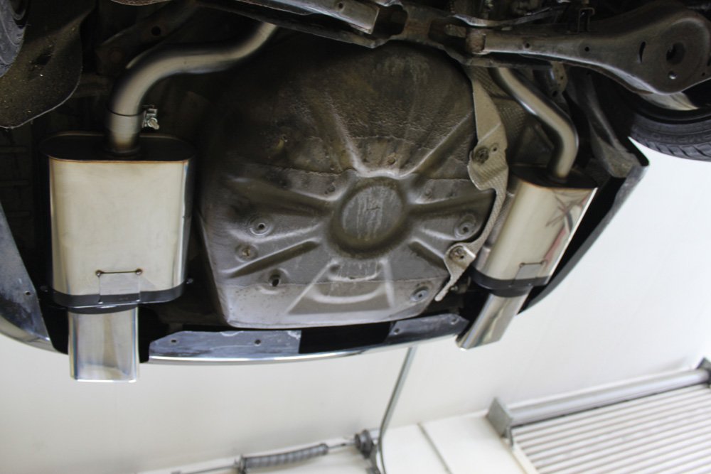 Fox Duplex Auspuff Sportauspuff Endschalldämpfer für Skoda Octavia Typ 1Z 2,0l