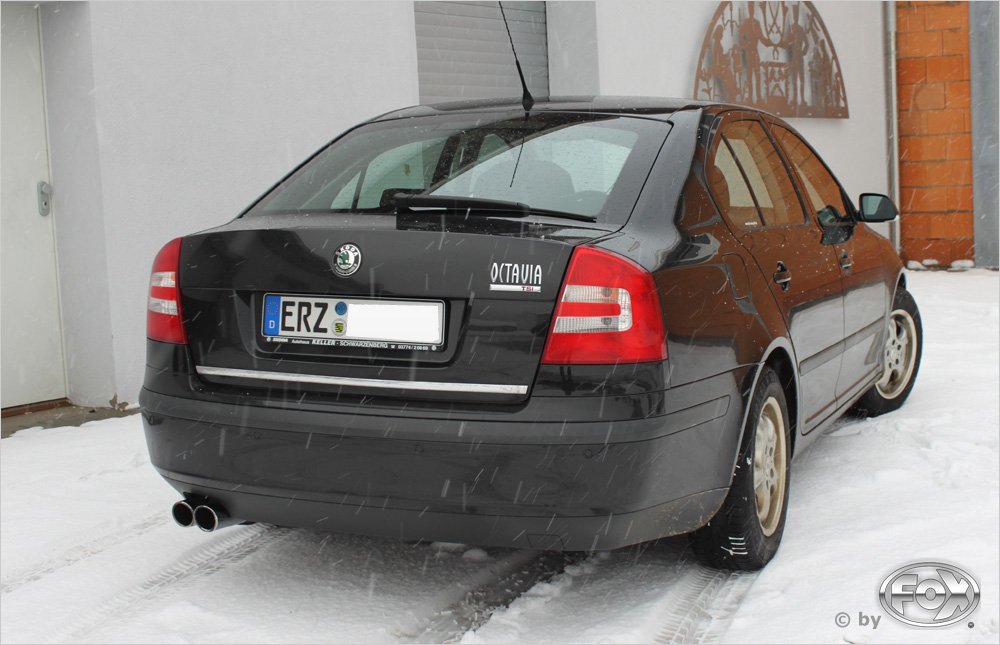 Fox Auspuff Sportauspuff Komplettanlage für Skoda Octavia 1Z 1.4-2.0 Bj.04-