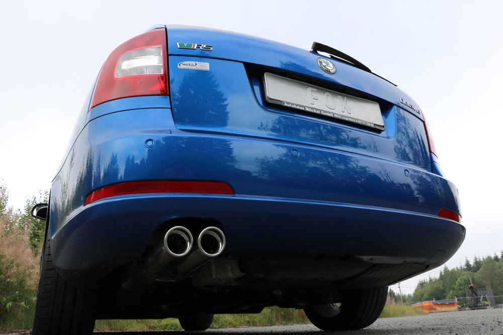 Fox Auspuff Sportauspuff Komplettanlage für Skoda Octavia Typ 1Z 2.0l TDI