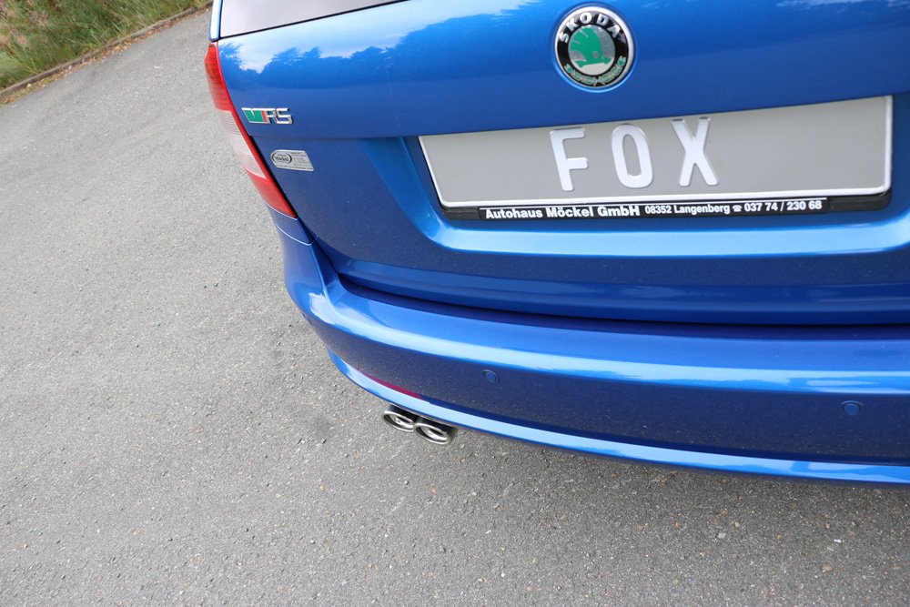 Fox Auspuff Sportauspuff Komplettanlage für Skoda Octavia Typ 1Z 2.0l TDI