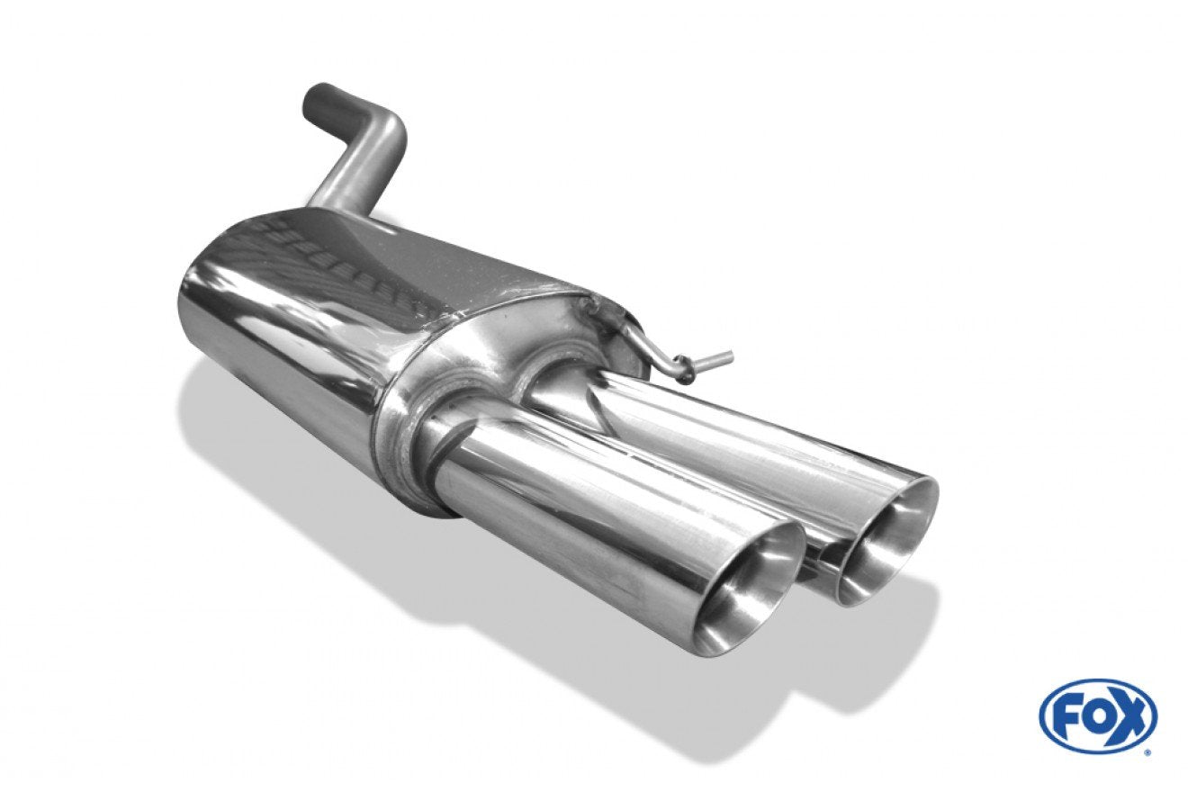 Fox Auspuff Sportauspuff Endschalldämpfer für Skoda Octavia Typ 1Z inkl Facelift