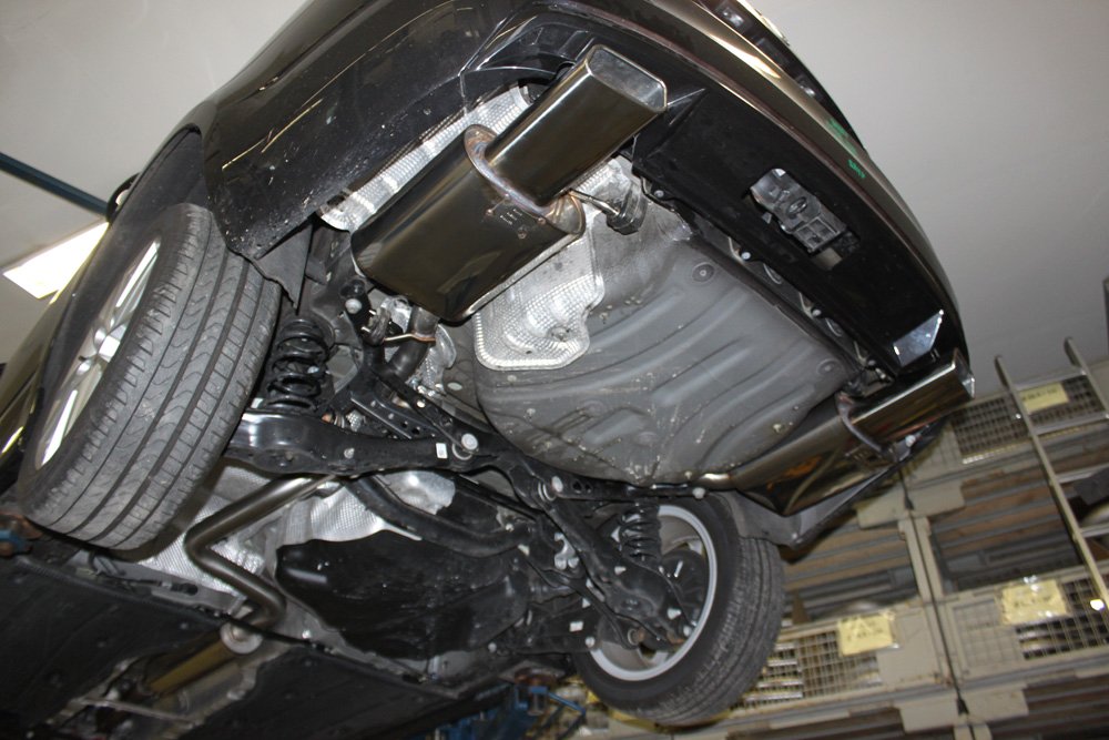 Fox Duplex Auspuff Sportauspuff Endschalldämpfer für Skoda Octavia 5E 1,8l TSI