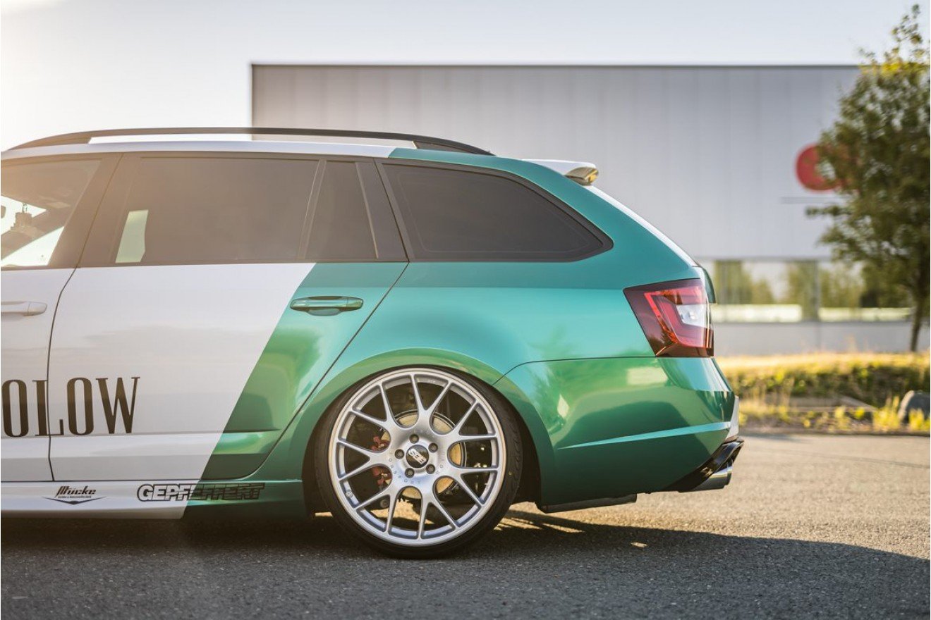 Fox Duplex Auspuff Sportauspuff Komplettanlage für Skoda Octavia 5E RS TDI 2,0l