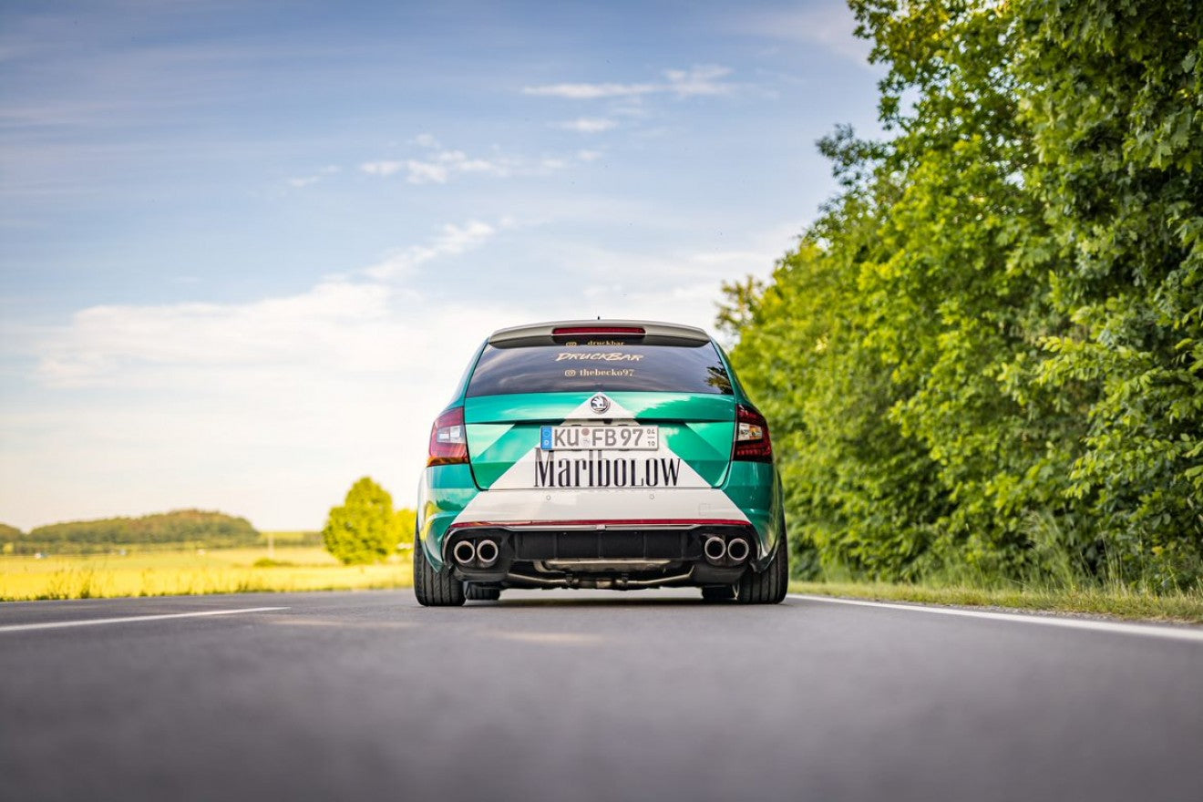 Fox Duplex Auspuff Sportauspuff Komplettanlage für Skoda Octavia 5E RS TDI 2,0l