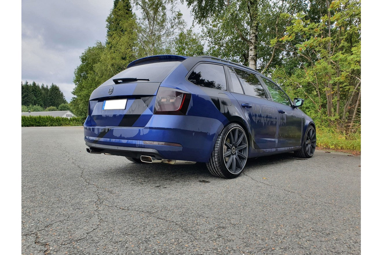 Fox Duplex Auspuff Sportauspuff Komplettanlage für Skoda Octavia 5E 4x4 2,0l 140