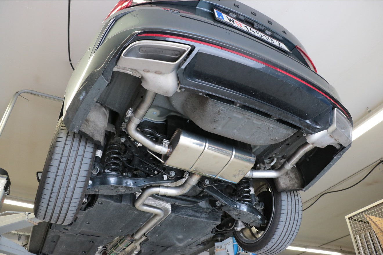 Fox Duplex Auspuff Sportauspuff Komplettanlage für Skoda Octavia NX RS iV 1.4l