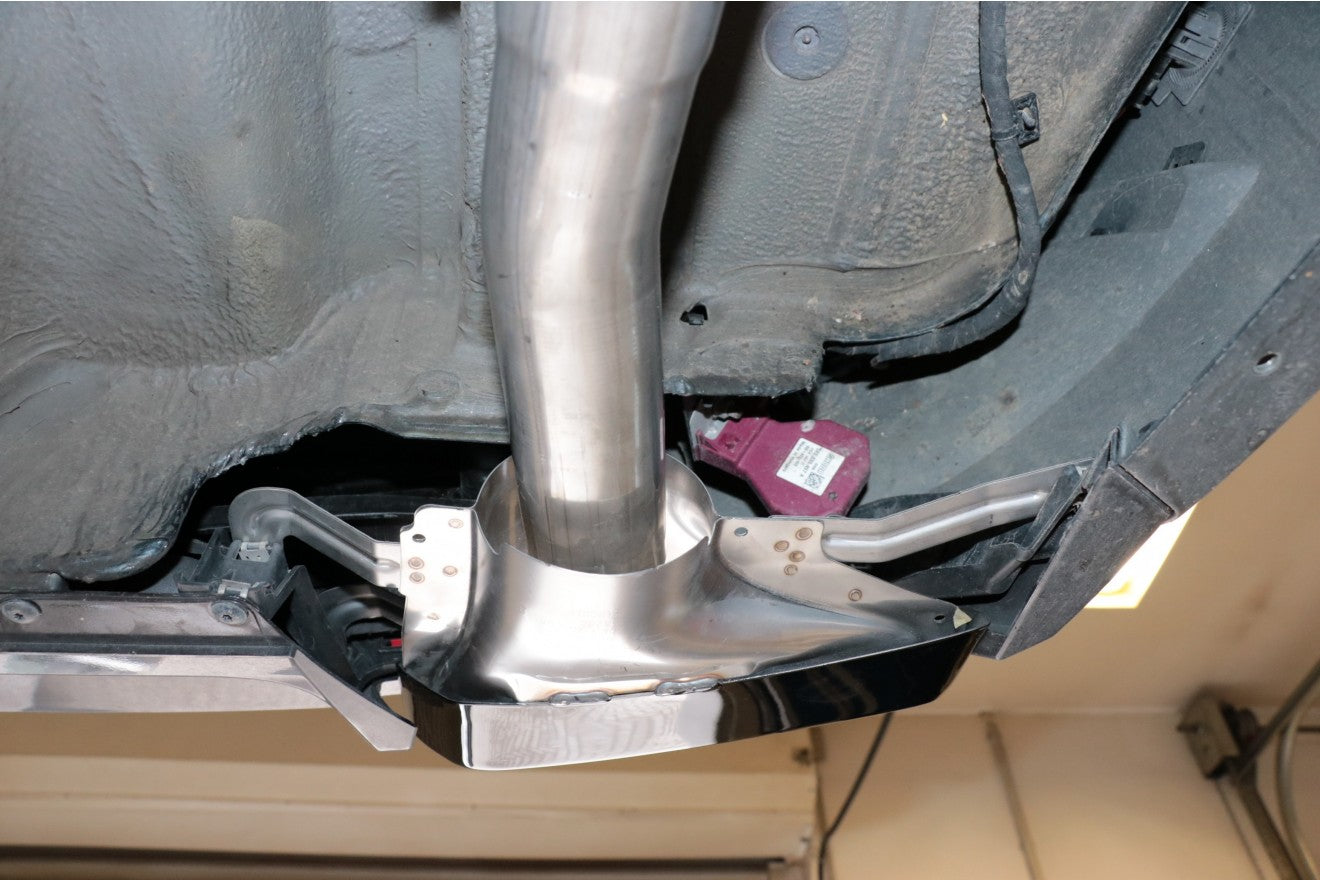 Fox Duplex Auspuff Sportauspuff Endschalldämpfer für Skoda Octavia NX RS iV 1,4l