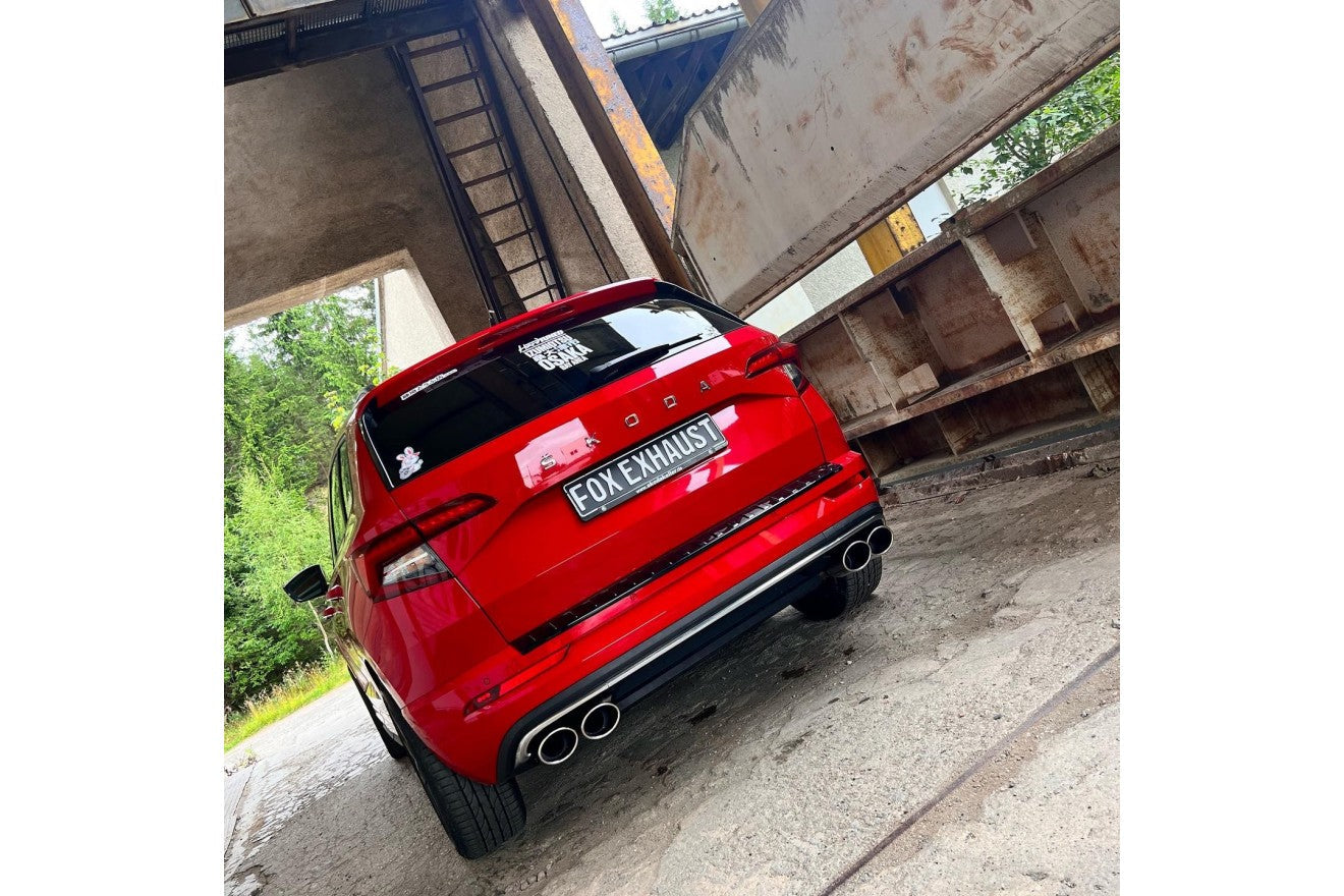 Fox Duplex Auspuff Sportauspuff Komplettanlage für Skoda Karoq 4x4 2,0l 140kW