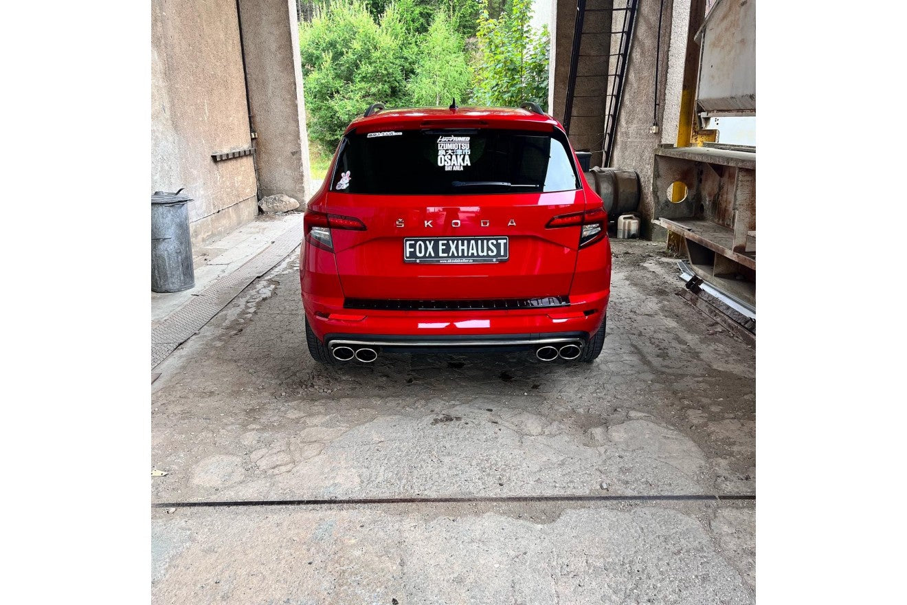 Fox Duplex Auspuff Sportauspuff Komplettanlage für Skoda Karoq 4x4 2,0l 140kW