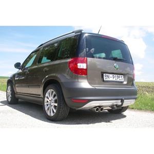 BN Pipes Skoda Yeti 5L Auspuffanalage ab Kat.