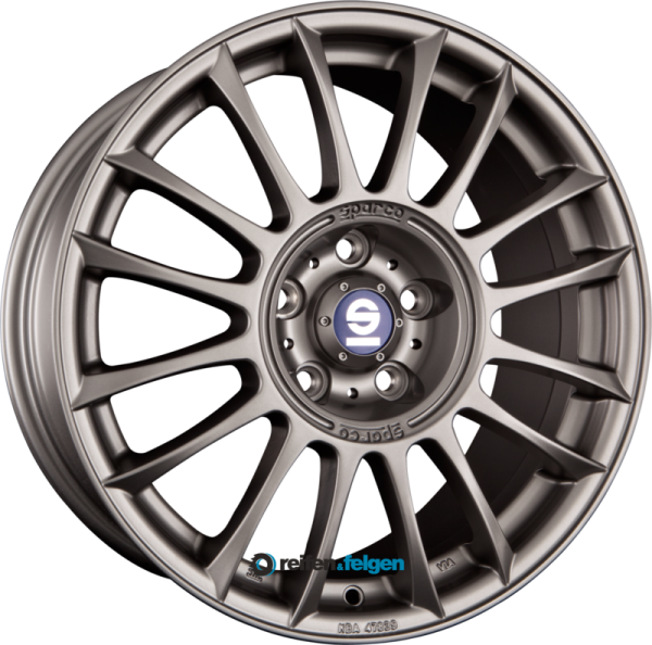 SPARCO PISTA 8x17 ET48 5x112 NB73.1 Matt Silver Tech