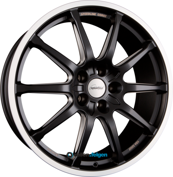 SPEEDLINE CORSE SC1 MOTORISMO 10x20 ET55 5x112 NB66.5 Racing Black-Matt-Hornkopiert