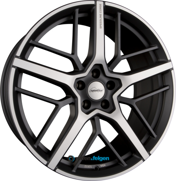 SPEEDLINE CORSE SL8 DOMINATORE 8.5x21 ET34 5x110 NB65.1 Orbit Grey-Matt-Frontkopiert