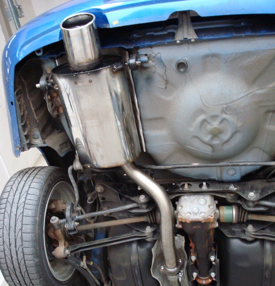 Fox Auspuff Sportauspuff Endschalldämpfer für Subaru Impreza - GD/ GG 2.0l 118kW