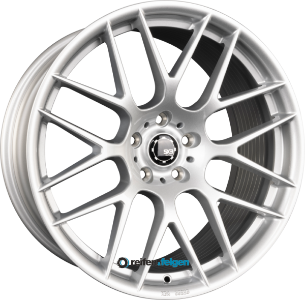 SX-WHEELS SX3-FF 8.5x19 ET45 5x112 NB72.6 Hyper Silver (HS) werk91-4 8,5x19 ET45 5x112 Alufelge Silber