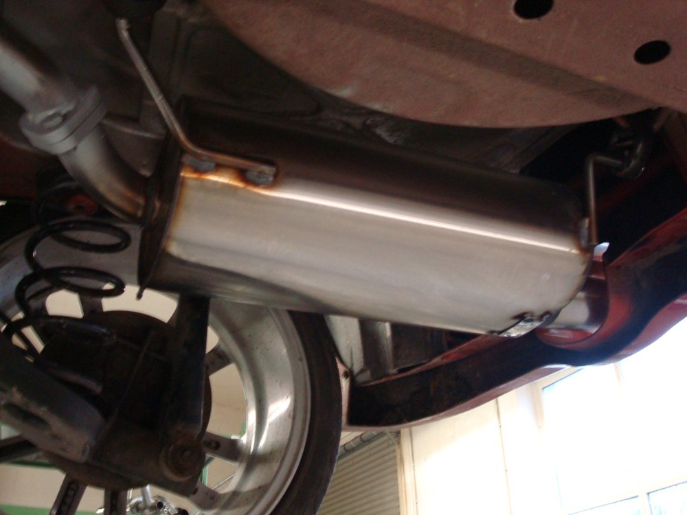 Fox Auspuff Sportauspuff Endschalldämpfer für Suzuki Swift 3 1,3l 68kW 1,5l 75kW