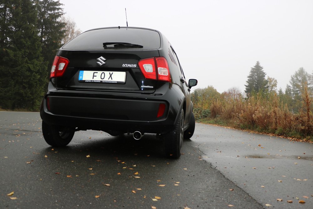 Fox Auspuff Sportauspuff Komplettanlage für Suzuki Ignis 3 4x4 1.2l 66kW ab 2016