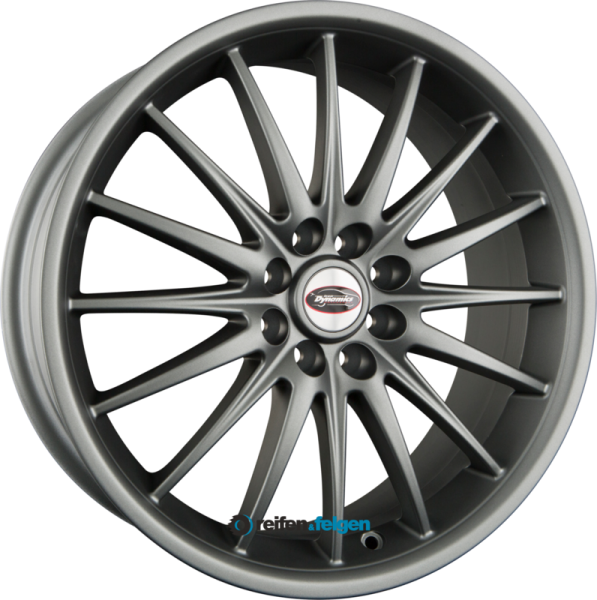 TEAM DYNAMICS JET 7x17 ET38 5x100 5x108 NB73.1 Matt Graphite