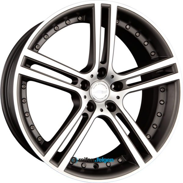 TEAM DYNAMICS LE MANS 8.5x18 ET35 5x112 NB73.1 Matt-Graphite Polished